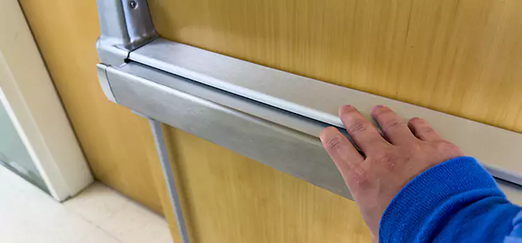 Installing a Push Bar on a Door Hawthorne